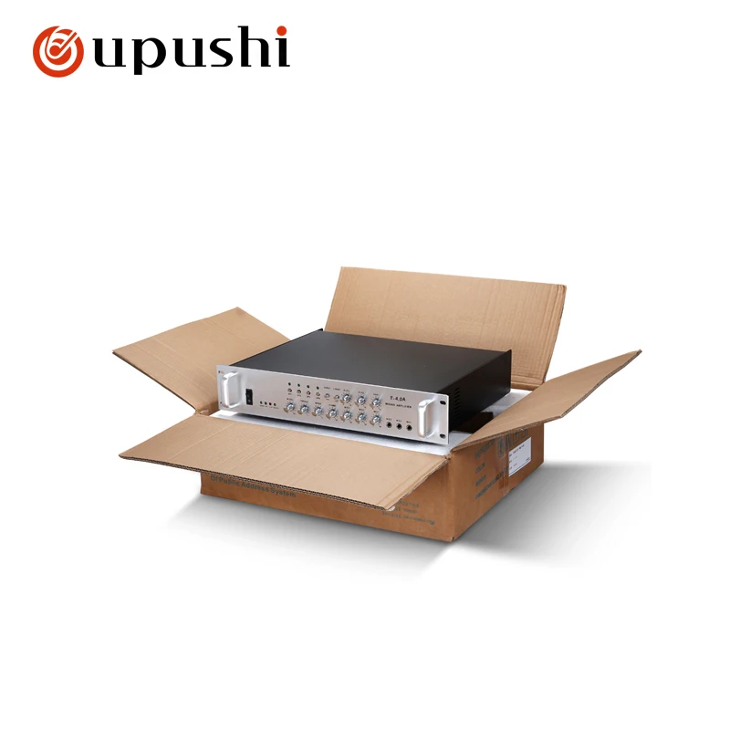 Oupushi 400W Surround Sound Amplifier 4 Zone 2 Channel Studio Amplifier