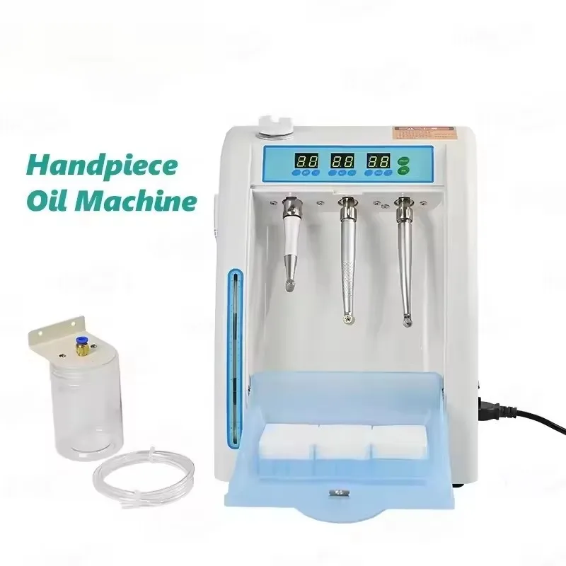 Dental greasing machine Dental Lubricator With Time Scale Display High/Low Speed Hand Piece Oiler Maintenance Oil System