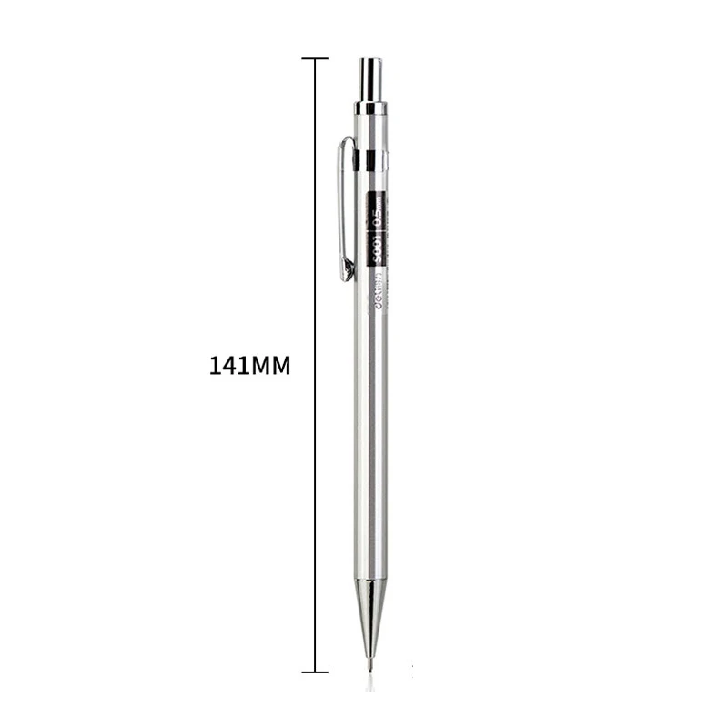 Deli Metal Mechanical Pencil 0.5/0.7MM High Quality Full Lapices for Professional Painting And Writing School Stationery Supplie