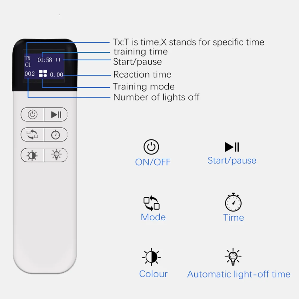 Newly upgraded remote control version responsive agility speed training light