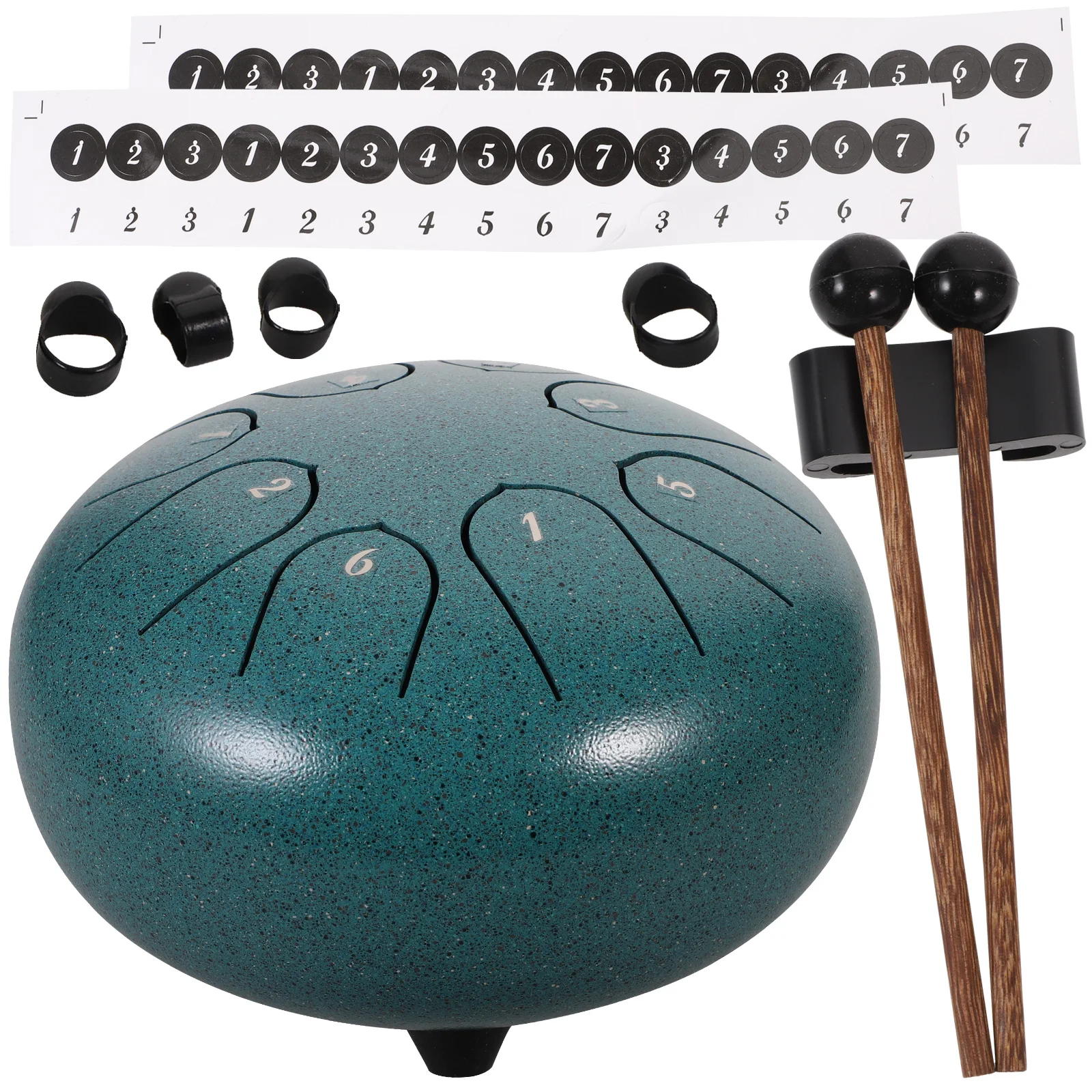 

1 комплект, 6 дюймов, 8 нот, барабан лотоса, стальной материал премиум-класса, эфирный тон, ударный барабан с языком для йоги, медитации, музыкального образования