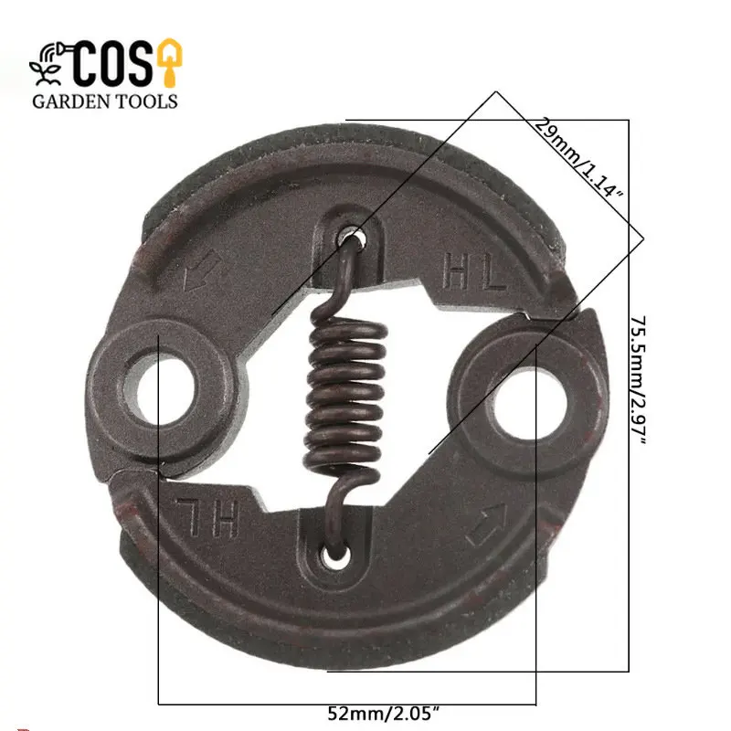 Clutch 40-5 Cg430 Cg520 44-5 Lawn Mower Metal Clutch For Gasoline Brush Cutter Engine Assembly Parts