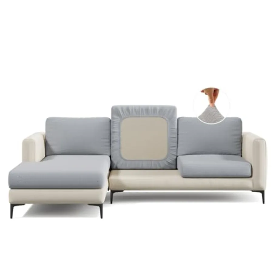 Magic Sofa Cover - Classic Jacquard Chaise Couch Cover - Pet Proof, Easy Install, Stretchy Slipcover - Medium