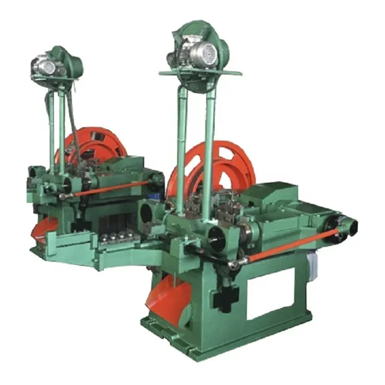 Umbrella Roofing Nails Making Machines Nail Head Punching Machine High Capacity