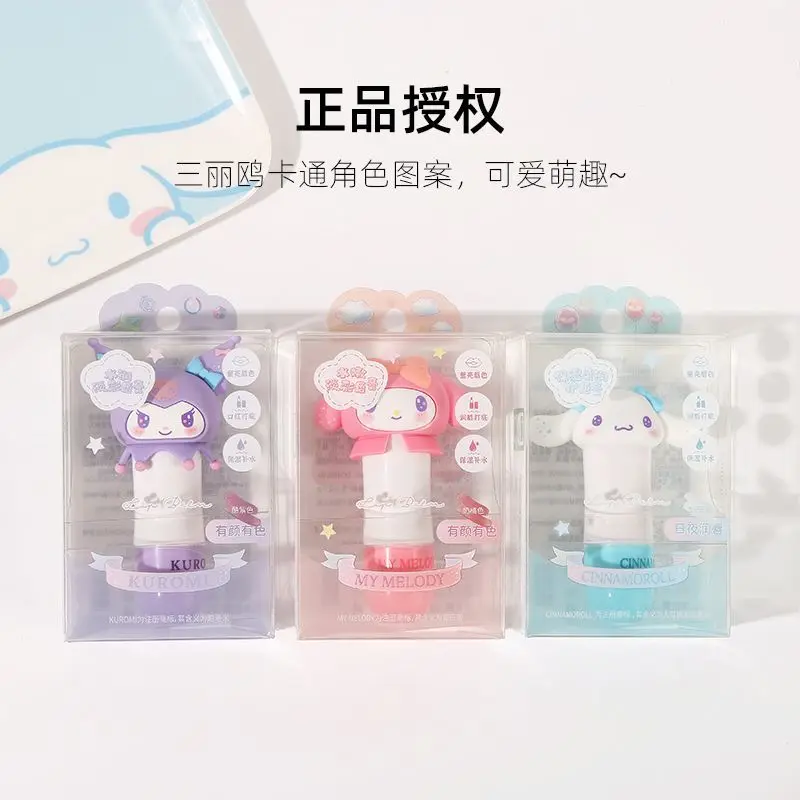 Lip Balm Cinnamoroll Moisturize Soft Kuromi Hydrating Lipstick Lippie Kawaii Child Portable Life Supplies Cosmetic Festival Gift