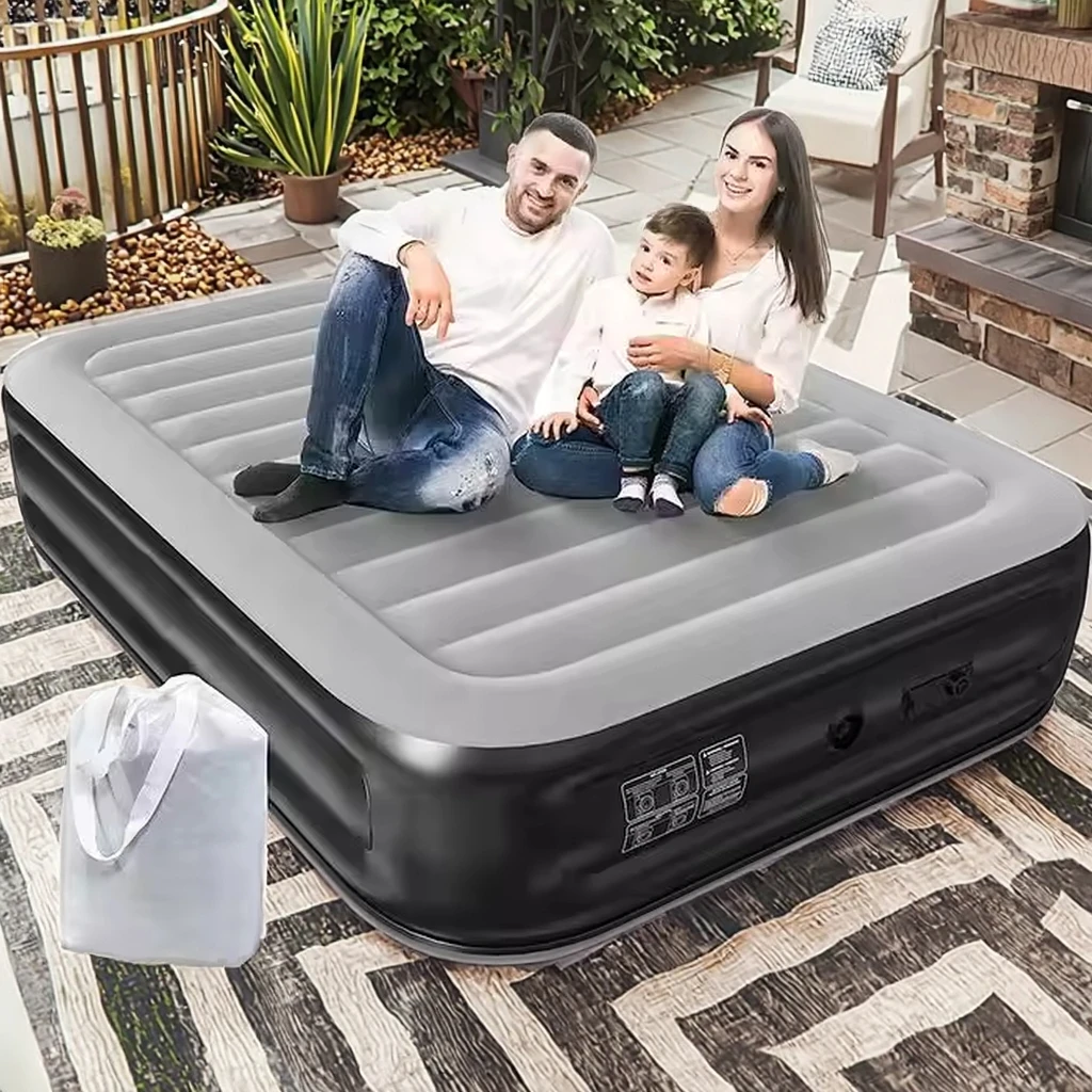 2026 Modern High Quality PVC Multi-Scene Queen Size Air Bed Practical Portable Camping Air Mattresspromote sales