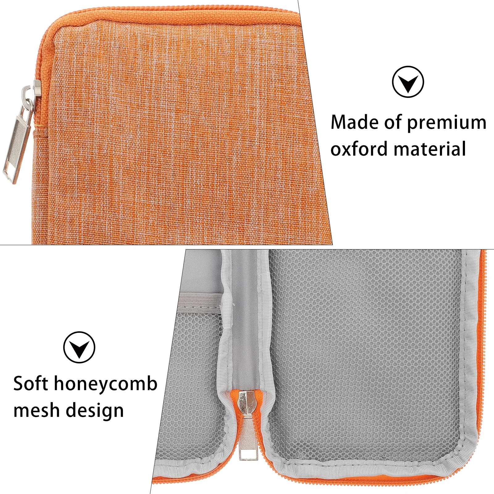 

Digital Accessories Organizer Storage Bag Random Color Zipper Travel Use Multifunction Protection USB Cable Earphone Pouch