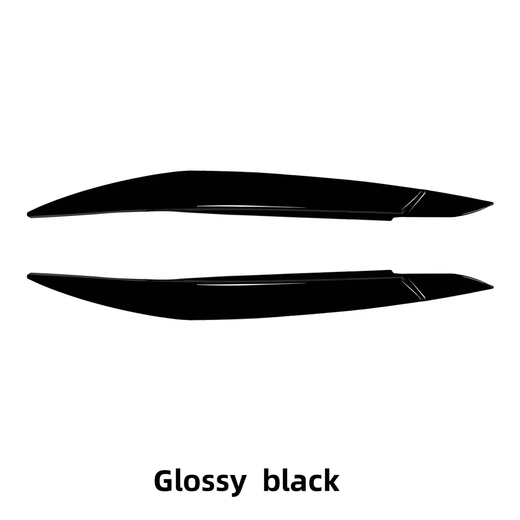 

2pcs ABS Eye Headlight Eyelid Lamp Eyebrow Cover Trim Car Accessories For BMW X6 E71 E72 2008-2014 Stickers Exterior Body Kit