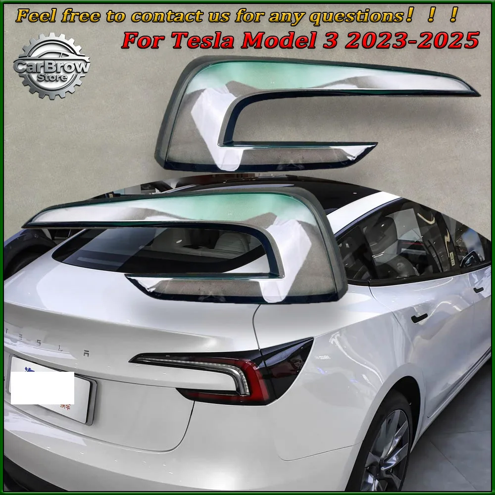 

Для Tesla Model 3 2023 2024 2025: Наружная крышка заднего фонаря, корпус стоп-сигналов, замена оригинального плафона из плексигласа