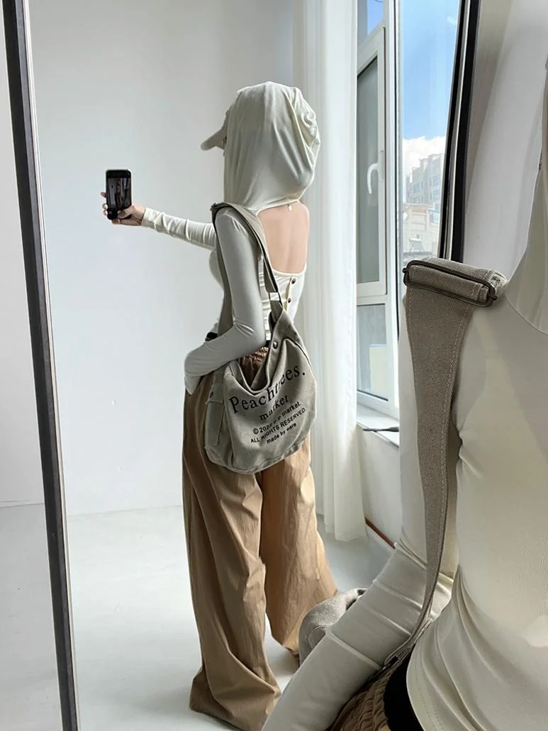 Hohe Taille Breite Bein Hosen Frauen Lose Bodenlangen Street Dance Hosen Farbe Blo Casual Hosen für Frauen Herbst 2024