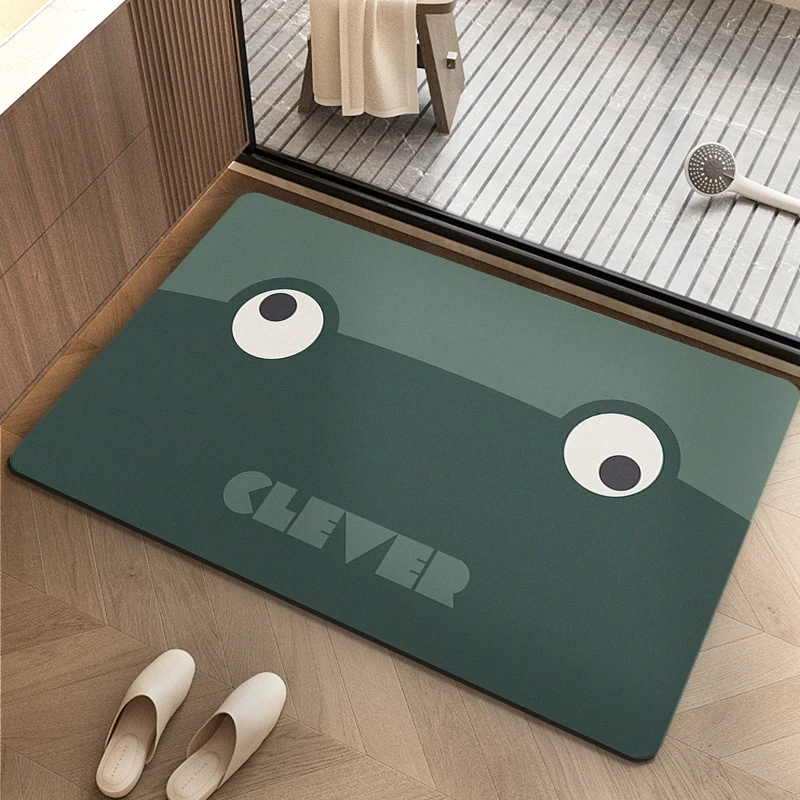 

Toilet floor mats, anti slip mats, diatomaceous earth absorbent mats, dirt resistant and wear-resistant matst