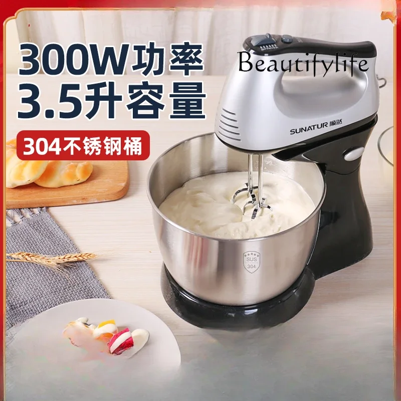 Electric Household Baking Desktop Small Automatic Milk Cover Stirring Cream Beater