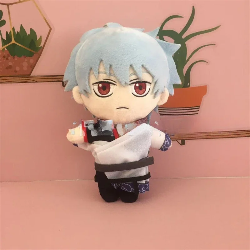 20cm Hot Anime Sakata Gintoki Peripheral Products Exquisite Soft Workmanship Doll Decoration Birthday Gifts for Boys or Friends