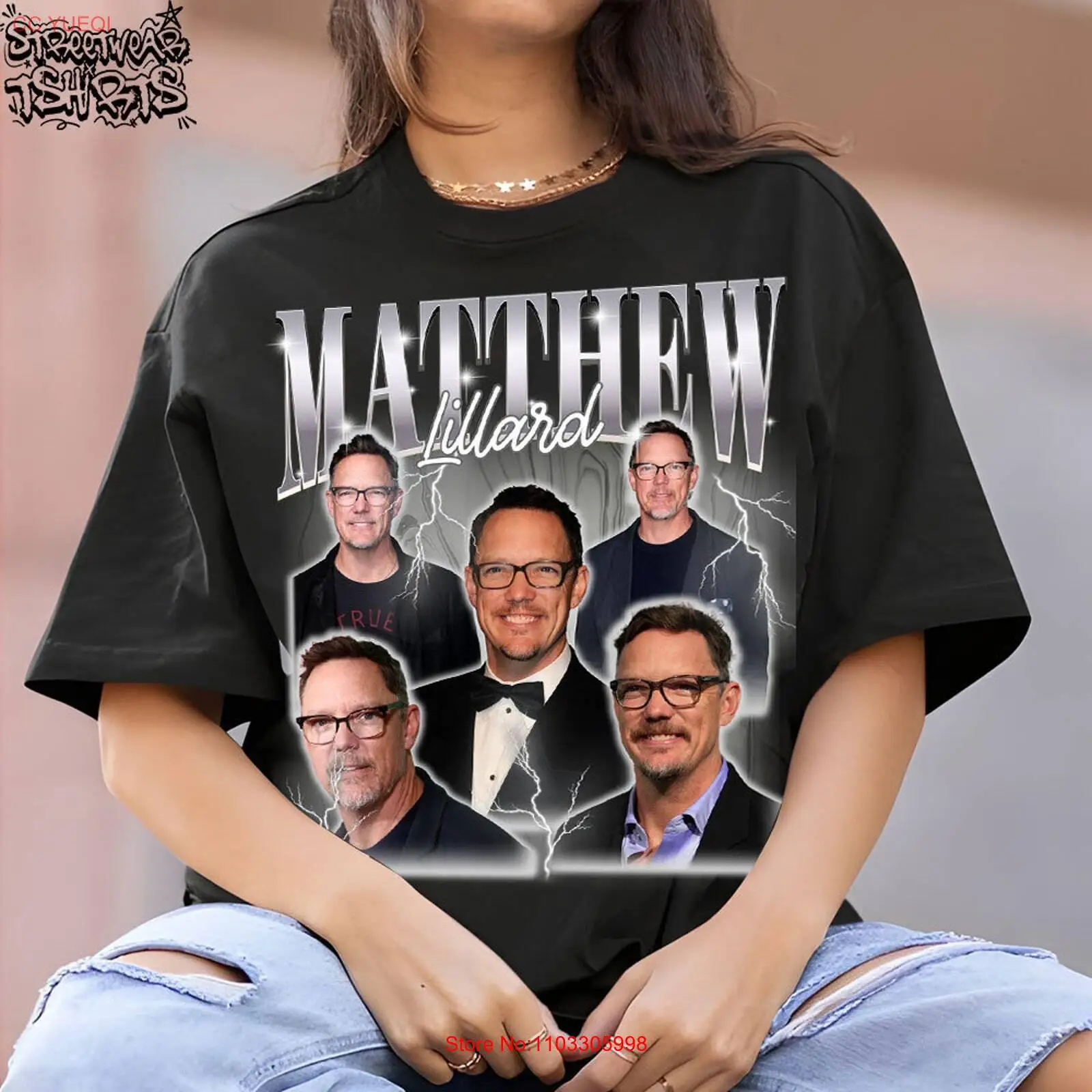 Matthew Lillard Vintage Graphic 90s Tshirt, Actor Homage Graphic T-shirt Unisex