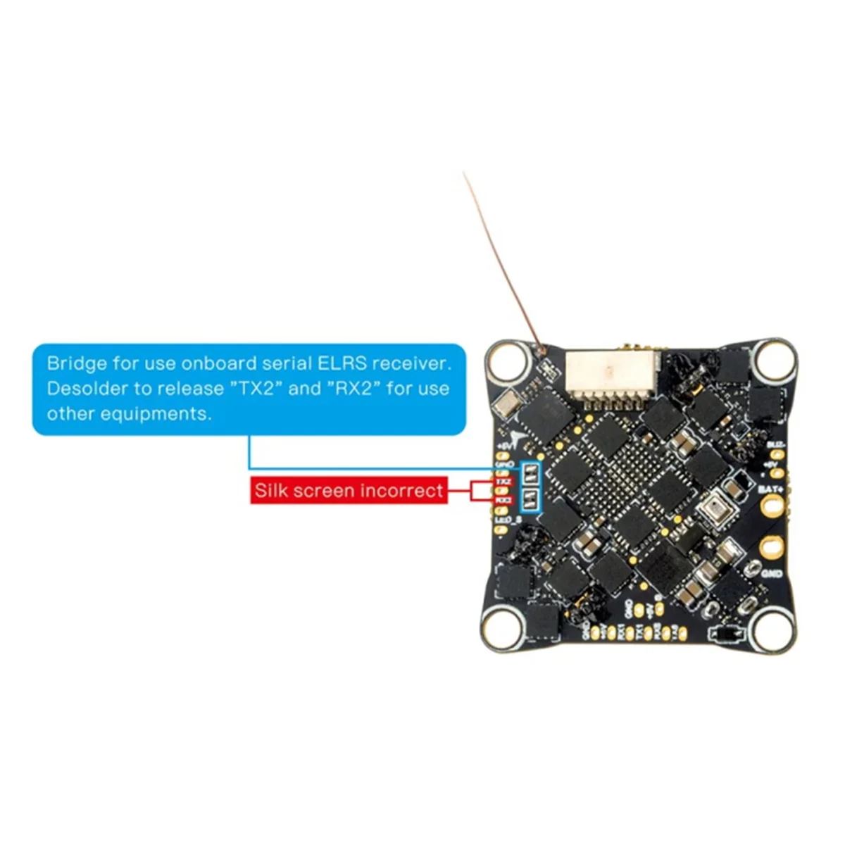 Imagem -02 - Uart Incorporado para Mobula8 hd Tinywhoop Cinewhoop Toothpick Crazyf405hd Elrs 12s Aio fc rx 12a Bls Esc