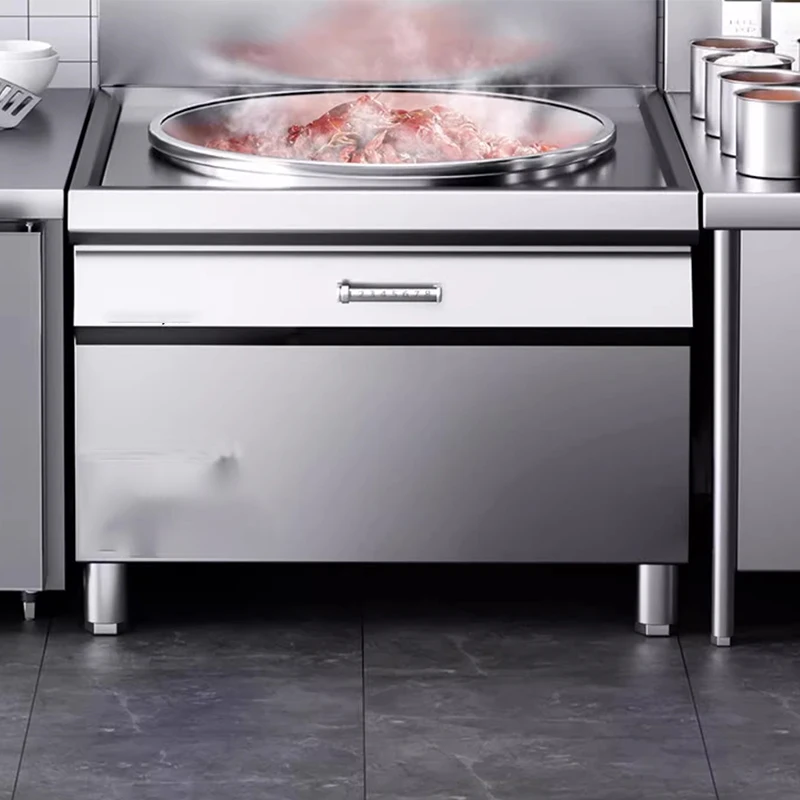 Commercial 1500W Induction Cooker 2000W Restaurant Stove for Large Beef Mutton Soup High Power Cooking Equipment for Restaurants