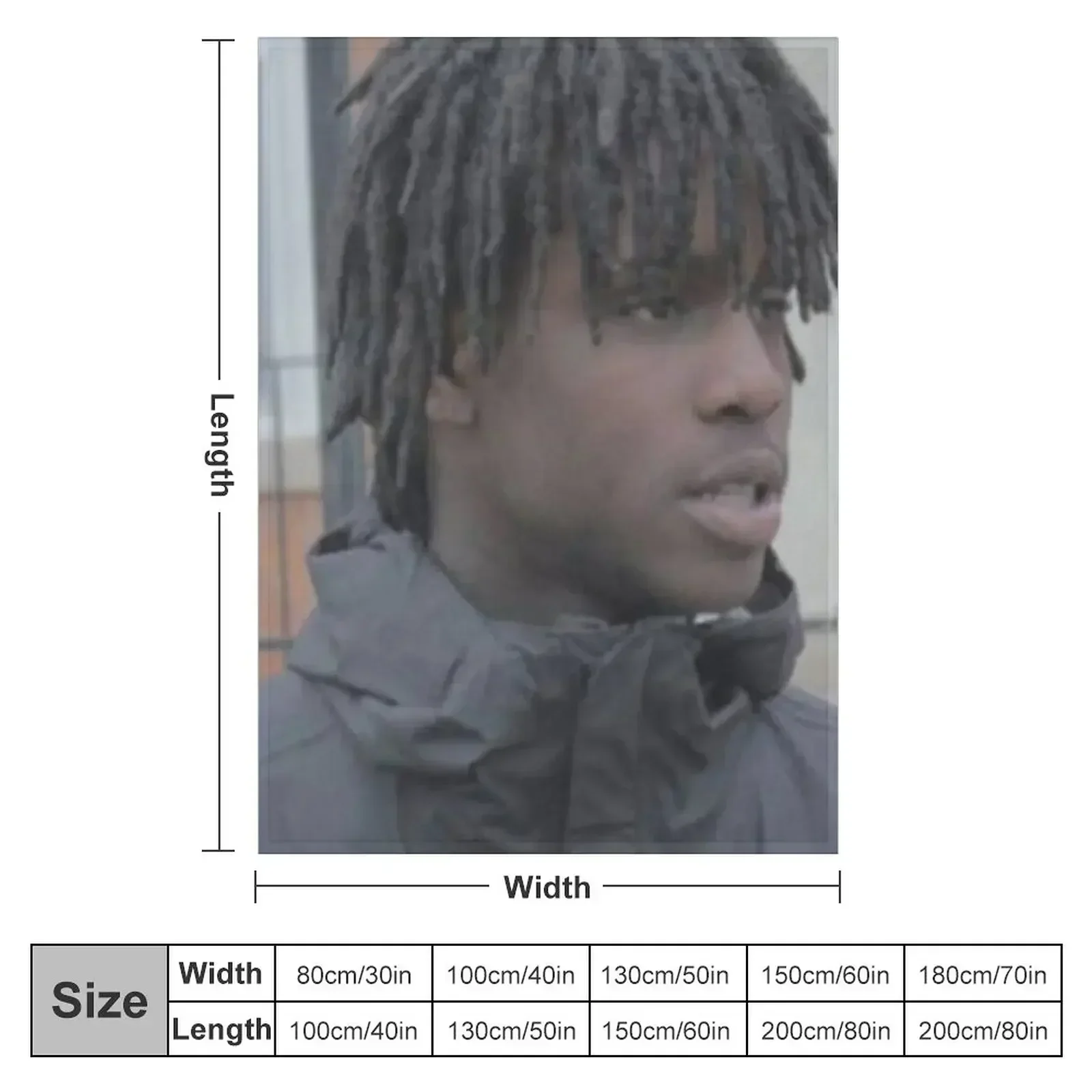 chief keef Throw Blanket Flannel Fabric Bed linens decorative Picnic Blankets