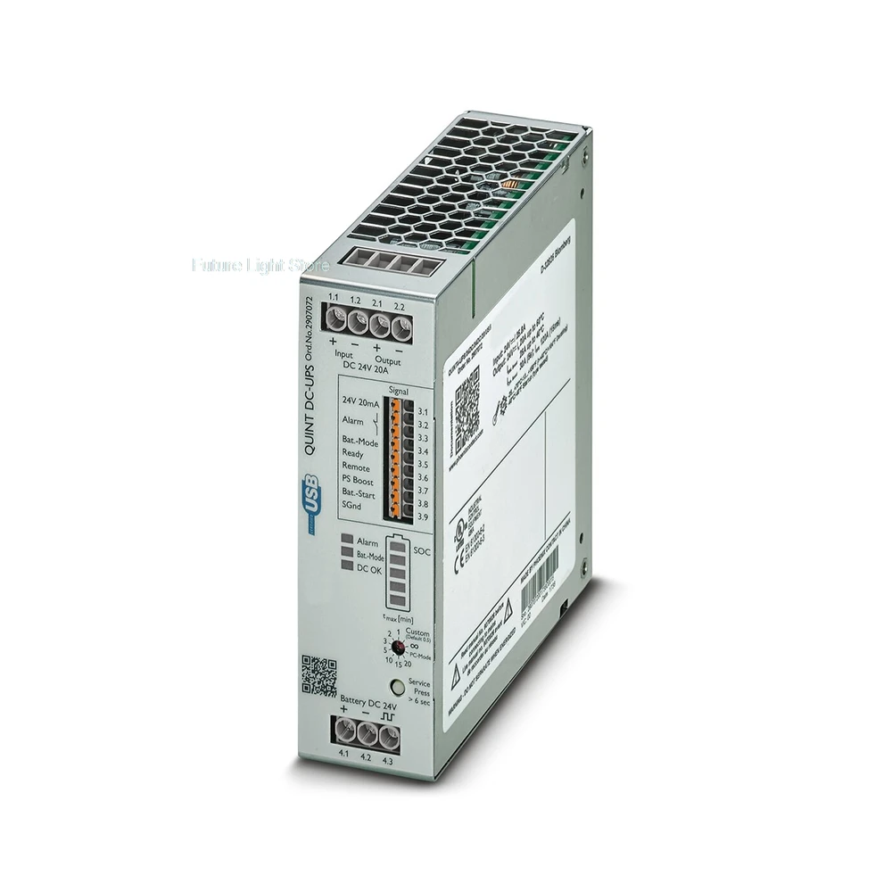 QUINT DC-UPS 24VDC/20A Uninterruptible Power Supply QUINT4-UPS/24DC/24DC/20/USB 2907072