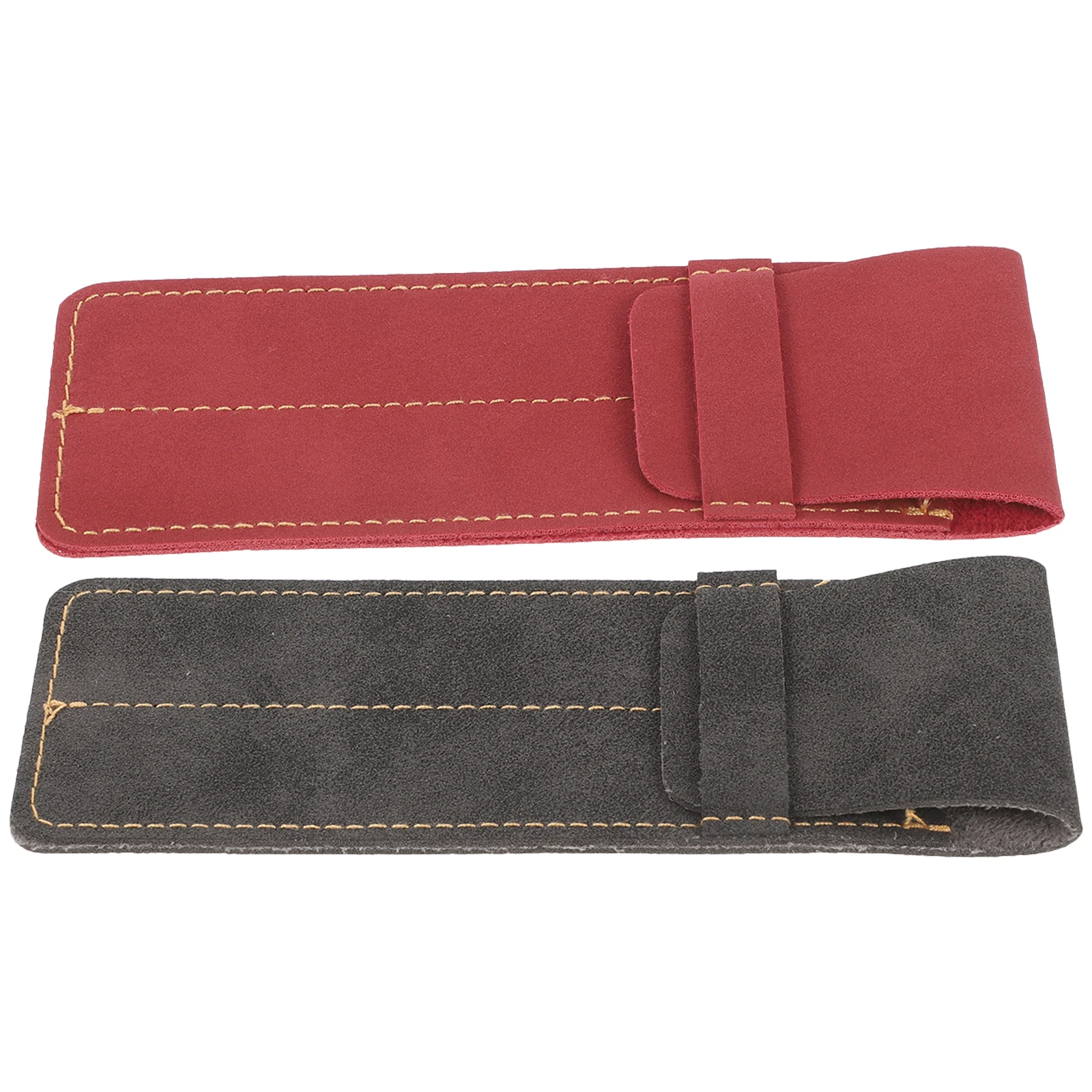 

2pcs Pen Sleeve Ballpoint Pen Pouch Protective Storage Bag For Fountain Pens Compact Gift Packaging Case Dustproof