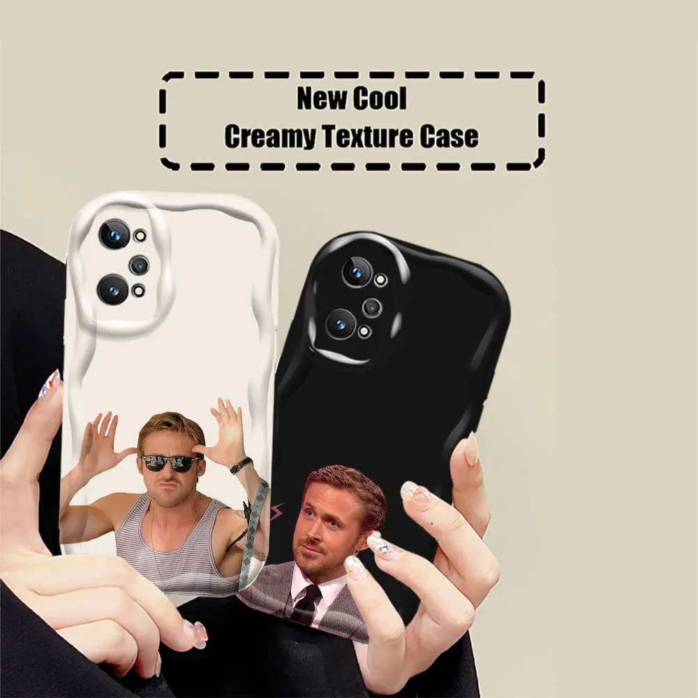 Funny Ryan Gosling Phone Case For Xiaomi Redmi Note 13 12 12S 11 10 9 8 Pro Plus 13C 12C 10C 9C 9A 11T 11S 10T 5G 3D Wave Cover