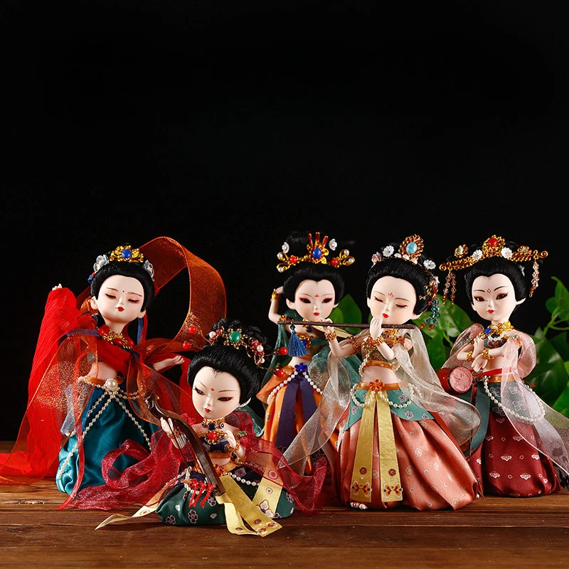 

Dunhuang Flying Astronomy Creation Doll Decoration Chinese Characteristics Gifts Silk Doll Souvenir Fairy Gift Decoration