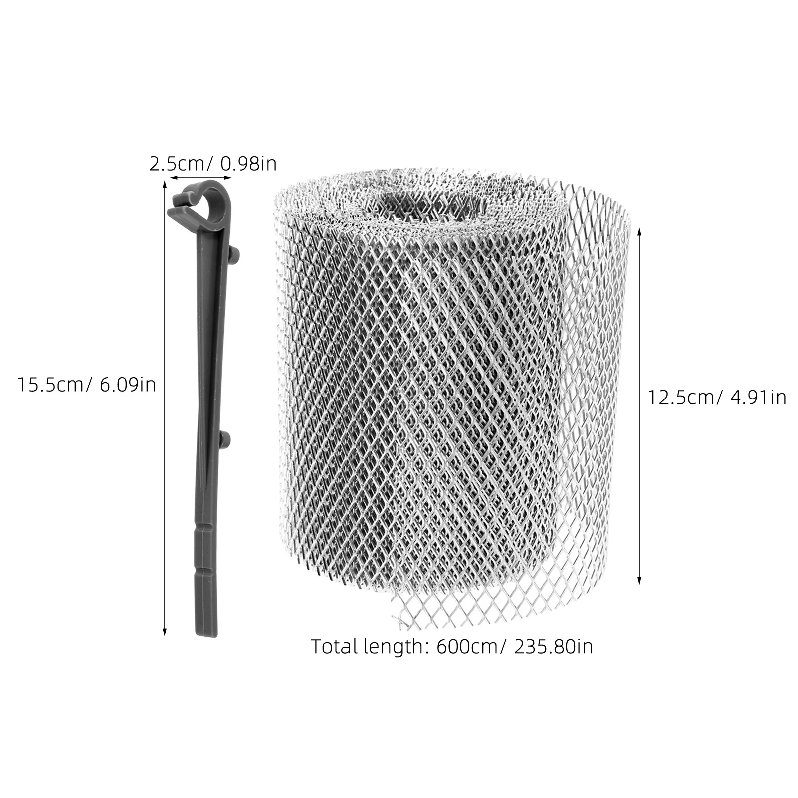 1 مجموعة 1 مجموعة مزراب الحرس غطاء شبكي للصرف خندق مكافحة حجب تصفية ورقة الحطام حماية المعاوضة شبكة لفة للشاشة ل #2