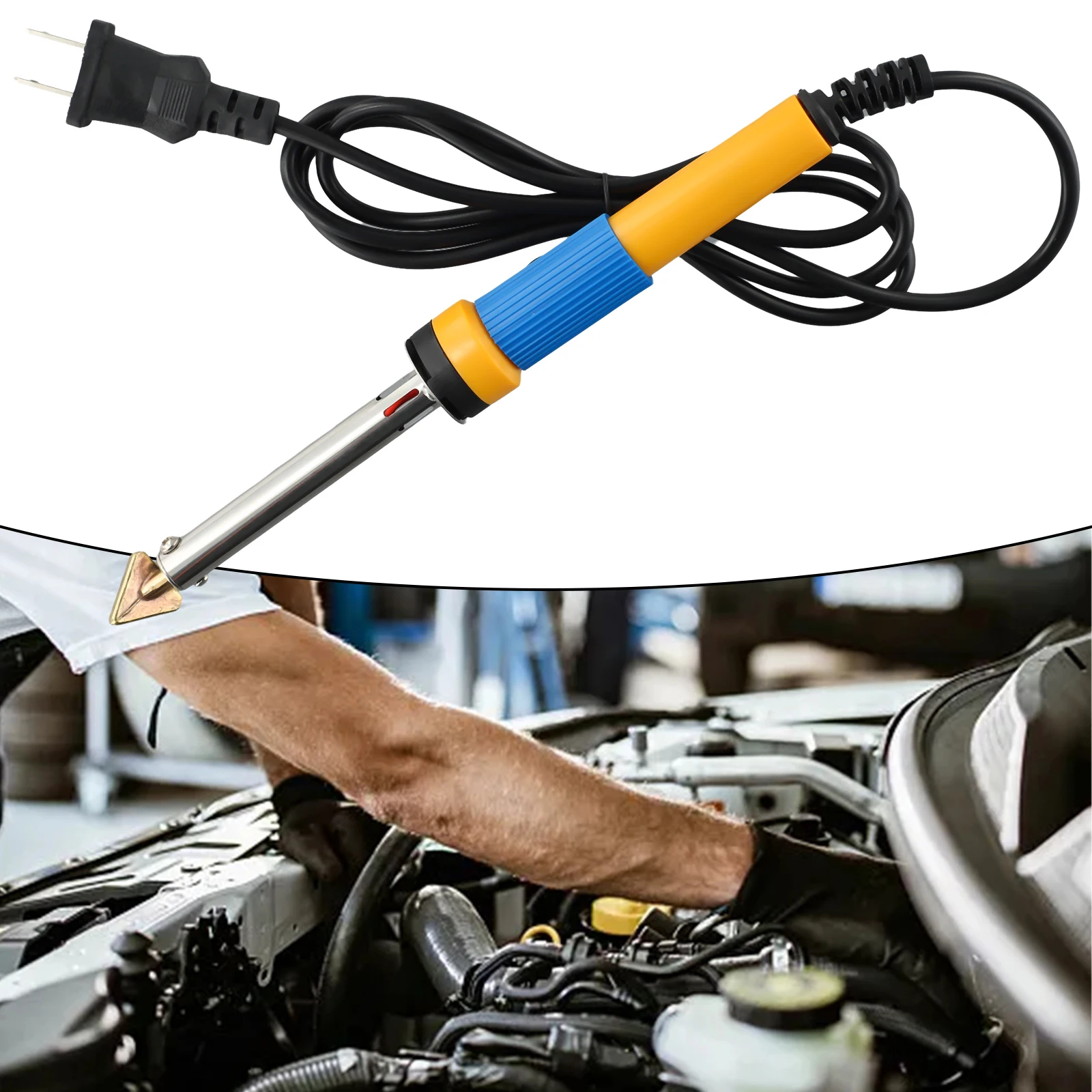 Imagem -06 - Solda Elétrica Estanho Soldador Lápis de Calor Soldagem Repair Tool Carro Pára-choques 110v 80w Profissional de