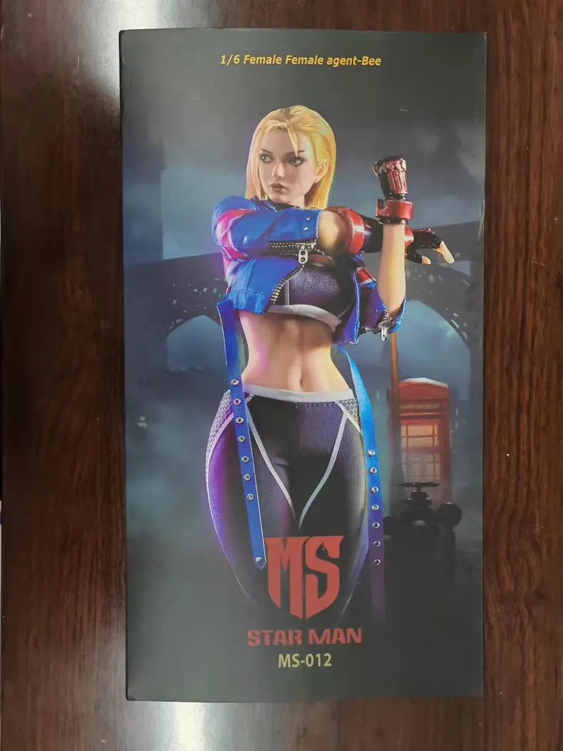 

Original STARMAN MS-012 1/6 Collectible Toys Agent Cammy Blue Bee Woman Soldier 12Inch Action Figure Model Gifts