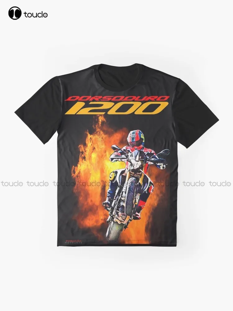 Dorsoduro 1200 Wheeling Chopper, Bikers, Dirt Bike, Cafe Racer, Motorbike, Motorcycles Graphic T-Shirt Fashion Tshirt Summer