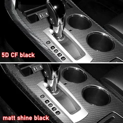 Car Interior Sticker Gear Box Protective Film For Nissan Teana J33 2013-2018 Car window Panel Sticker Carbon Fiber Black