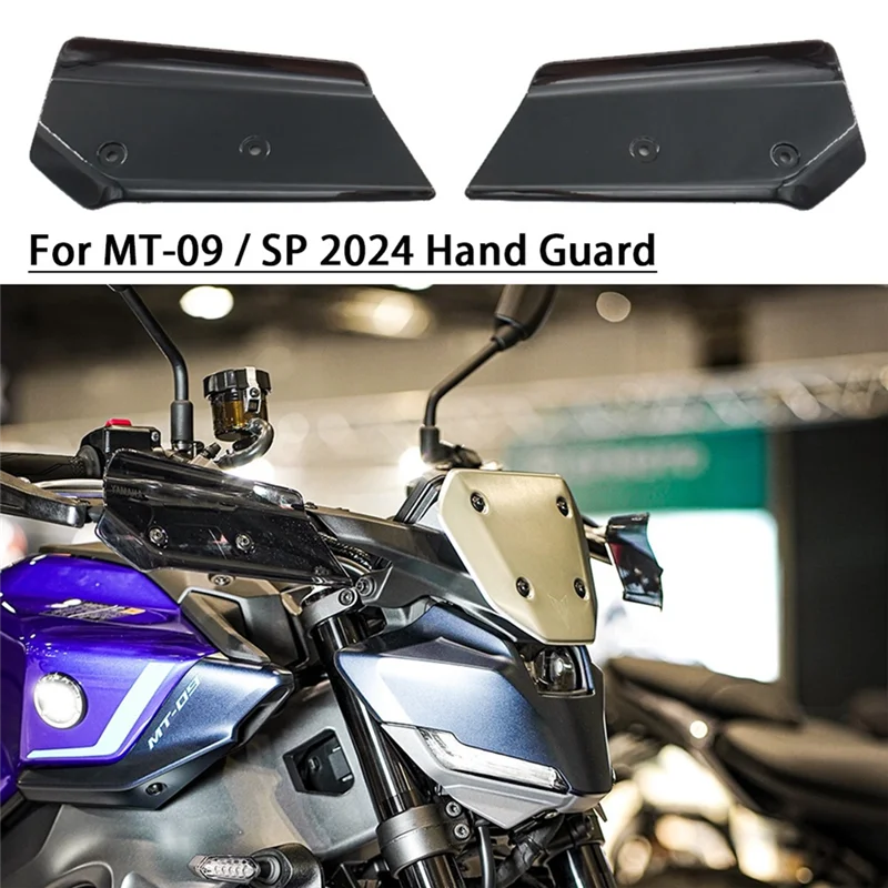 ABHZ-Motorcycle Handguard Hand Shield Guard Protector Windshield For YAMAHA MT-09 SP MT09 SP MT 09 2024