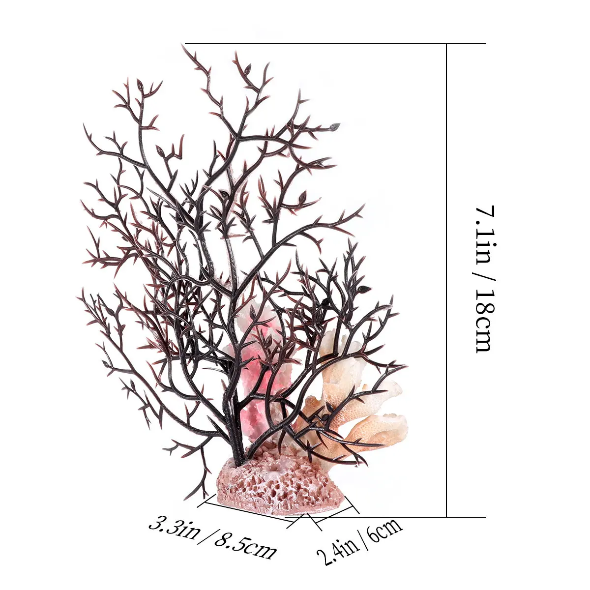 Chic Coral Branches Decor Creative Desktop Decoration Tabletop Adornment Home Living Room Bedroom Office Gift Decoration Idea
