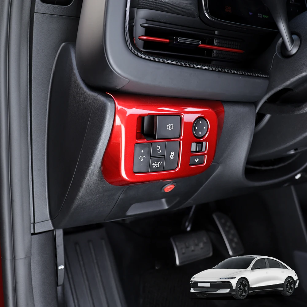 

Для Hyundai IONIQ 6 2026 / IONIQ 6 N Line: Накладка на переднюю фару из карбона, регулируемая деталь, аксессуары для интерьера, LHD