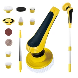 Electric Cleaning Brush 10 in 1 Multifunctional Household Wireless Rotatable Cleaning Brush For Bathroom Kitchen Windows Toilet