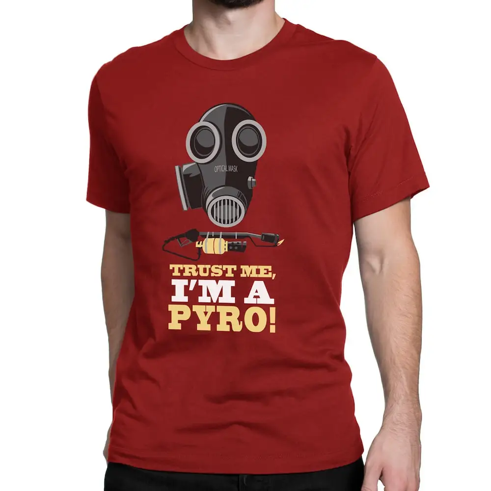 Team Fortress 2 Red Pyro T Shirt