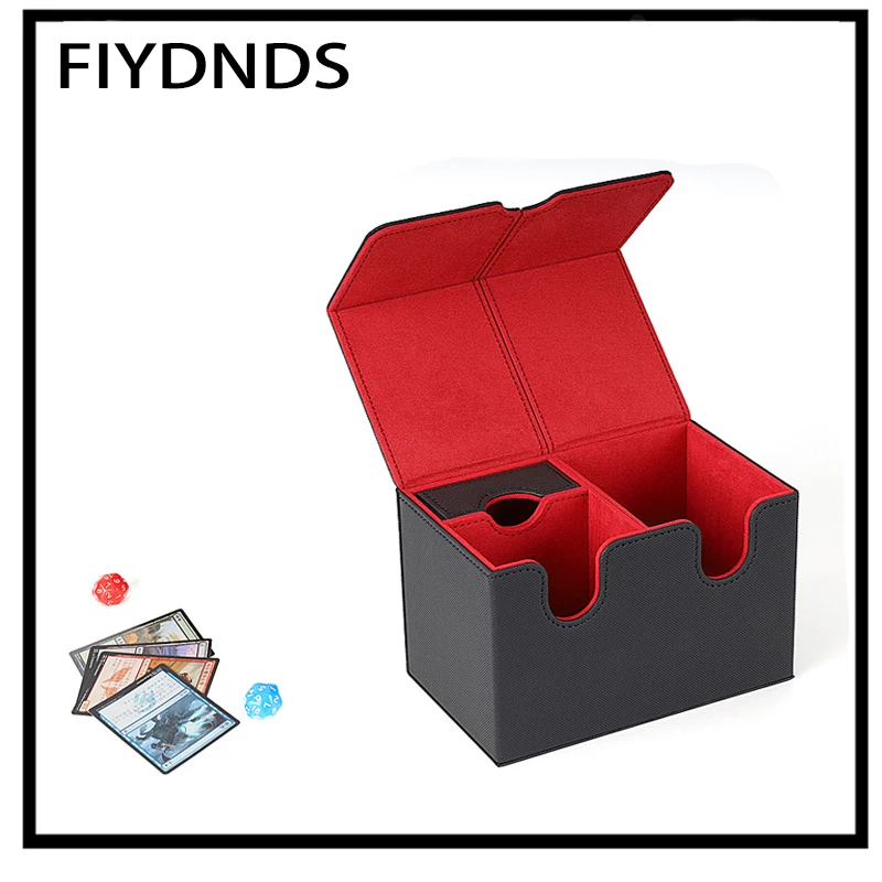 

Trading card box can hold 160 cards with set card storage box card set card storage box TCG card collection drawer box.