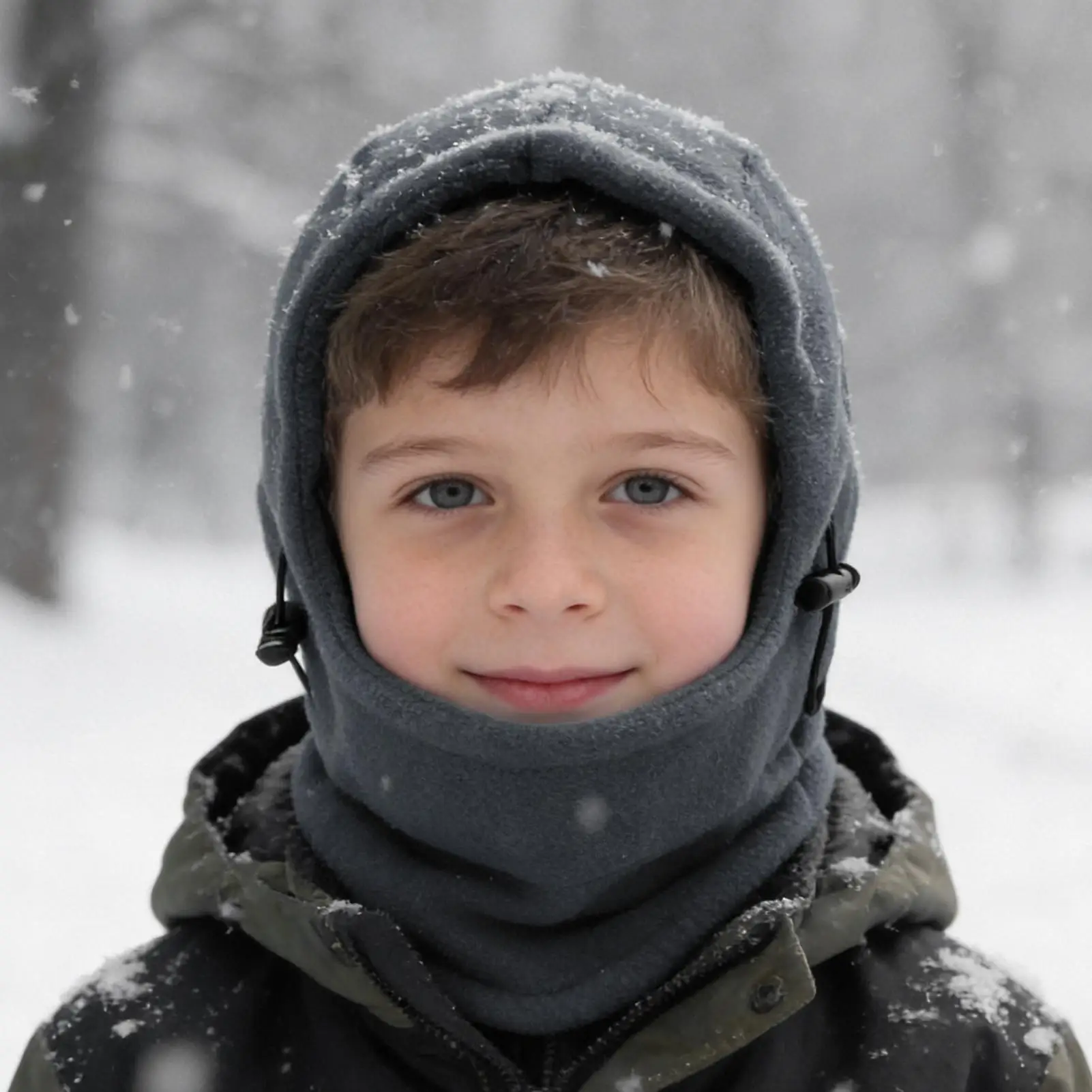 

Детская лыжная маска, теплый защитный головной убор для шеи, детский зимний чехол для лица для любителей спорта, мальчиков и девочек, детский велосипед для учеников