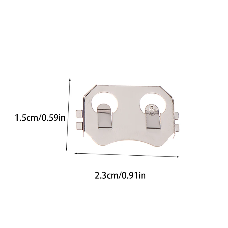 10Pcs Taped SMD Tab CR2032 Battery Button Cell Holder Coin Cell Retainer Battery Holder Surface Mount PCB Reflow Soldrable