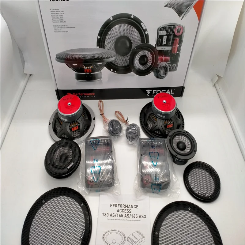 Free Shipping 1 Set FOCAL ACCESS 165AS3 3-Way Component Car Speakers 16.5cm 6.5