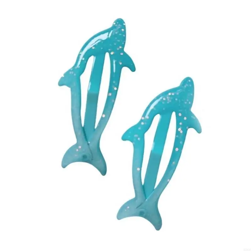 

1 Pair Dolphin Hairpin Hair Clip Side Hair Clip Hairgrip for Girl Child Headwear Headdress Barrettes Hair Accessory