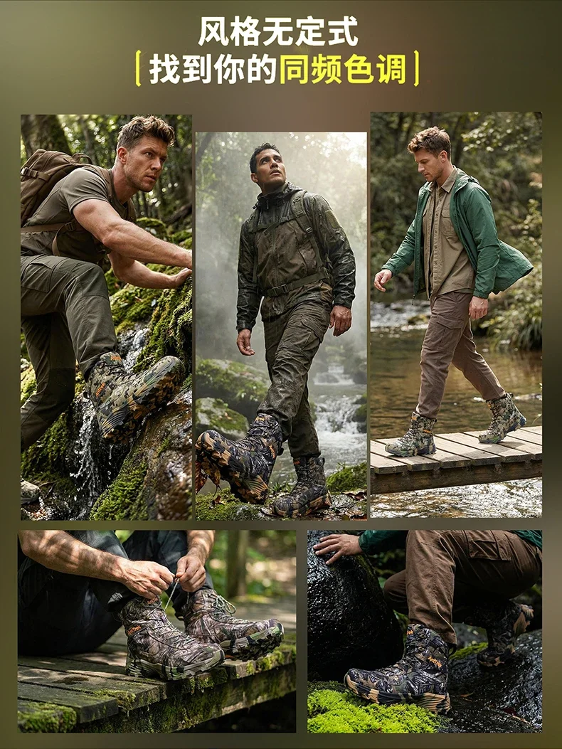 Neue Taktische Stiefel für Herren, Atmungsaktive Outdoor-Sicherheitsstiefel, Hochwertige Schnellreaktions-Armeestiefel, Rutschfeste Arbeitsstiefel für die Wüste – Detail 7
