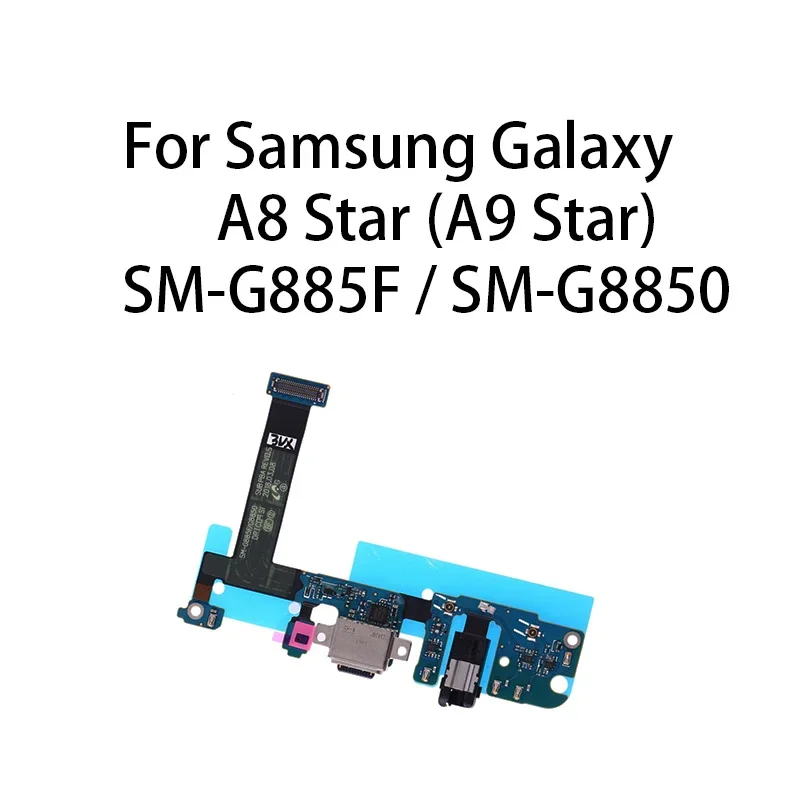 

For Samsung Galaxy A8 Star (A9 Star) SM-G885F SM-G8850, USB charging dock jack plug charge board flex cable