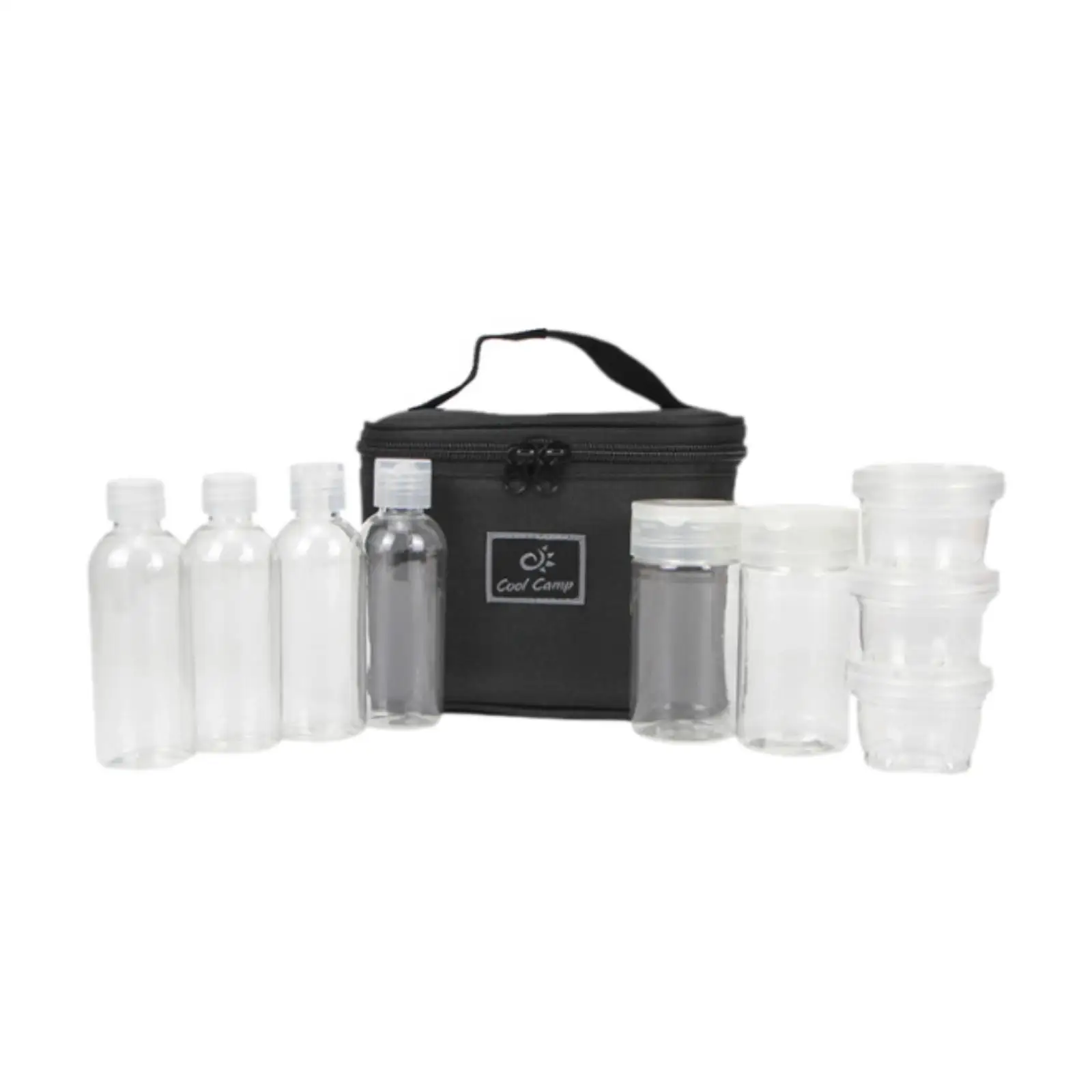 9x Camping Spice Jars Set Condiments Container for Picnic Outdoor Travelling