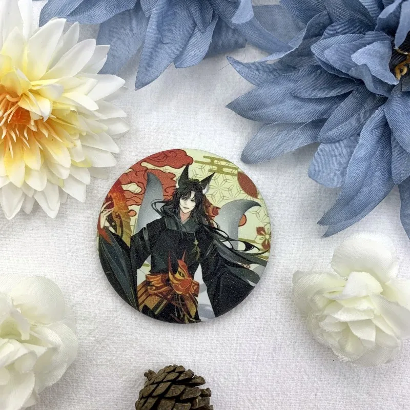 Anime Mo Dao Zu Shi Brooch Pin Cosplay Lan Zhan Wei Ying Chen Qing Ling Badge Cartoon Accessories for Clothes Backpack Gift