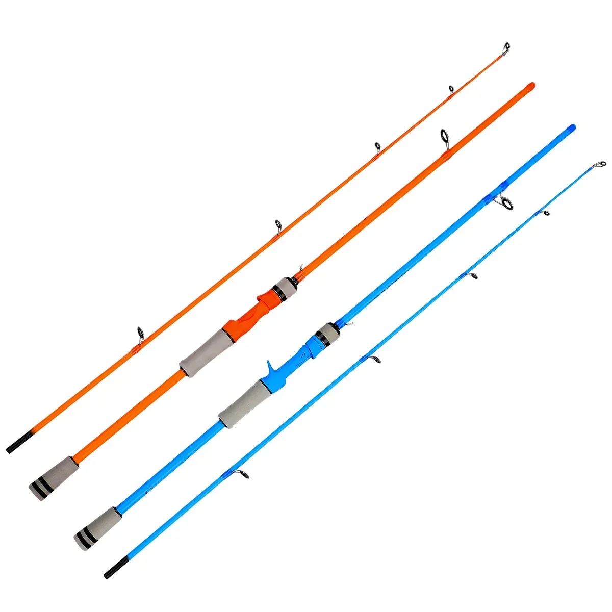 BAKAWA Lure Fishing Rod 1.8m1.65m Carbon Spinning Baitcasting Travel Lure Rod 3-50g M Power