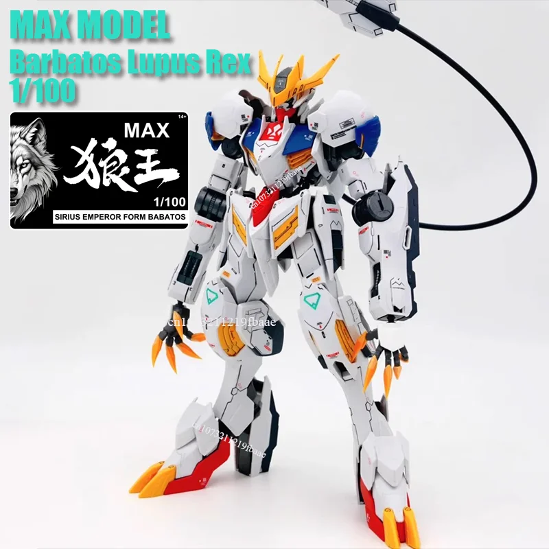 

In Stock MAX Model Barbatos Lupus Rex 1/100 Assembly Model Kit Action Figures Robot Plastic Model Kits Toys Collection Gifts
