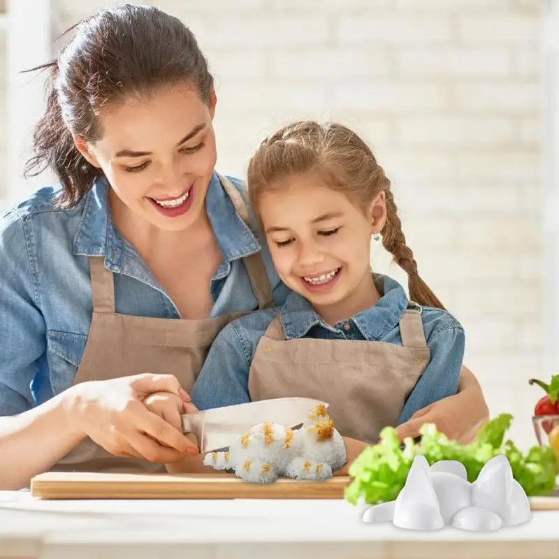 Cute Onigiri Molds Cat Animal Shape Sushi Kids Rice Mashed Potato  Pumpkin Mash Baking Supplies Kitchen Accessorie ﻿