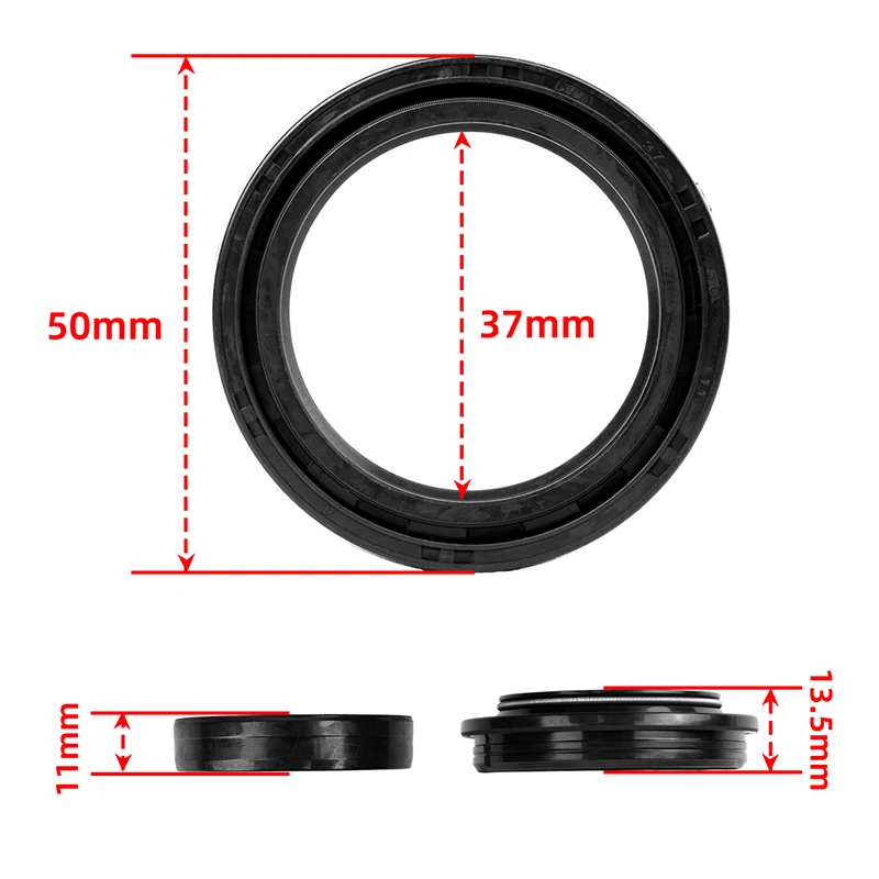 37x50x11 Motor Oil Seal Fork 37mm For Honda ​XR XL NX CTX 200 ​230F CB 500 300 F CBX CBR 250 300 ​CR 80 85 RB ​CRF150 230 250 R