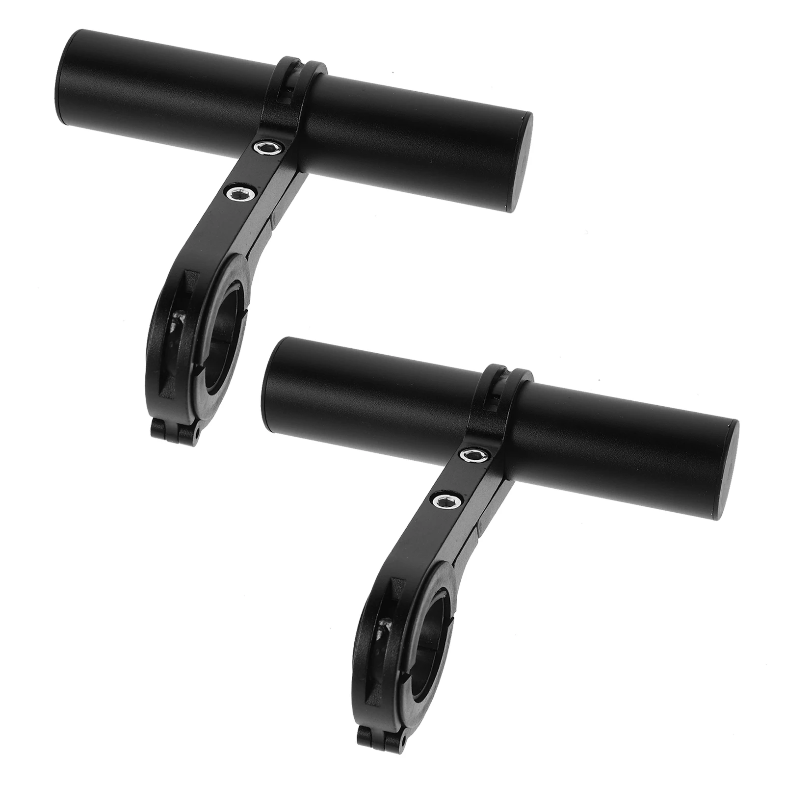 

2 Pcs Bike Extension Mounting Light Bicycle Holder Screw Handlebar Clip Cell Phone