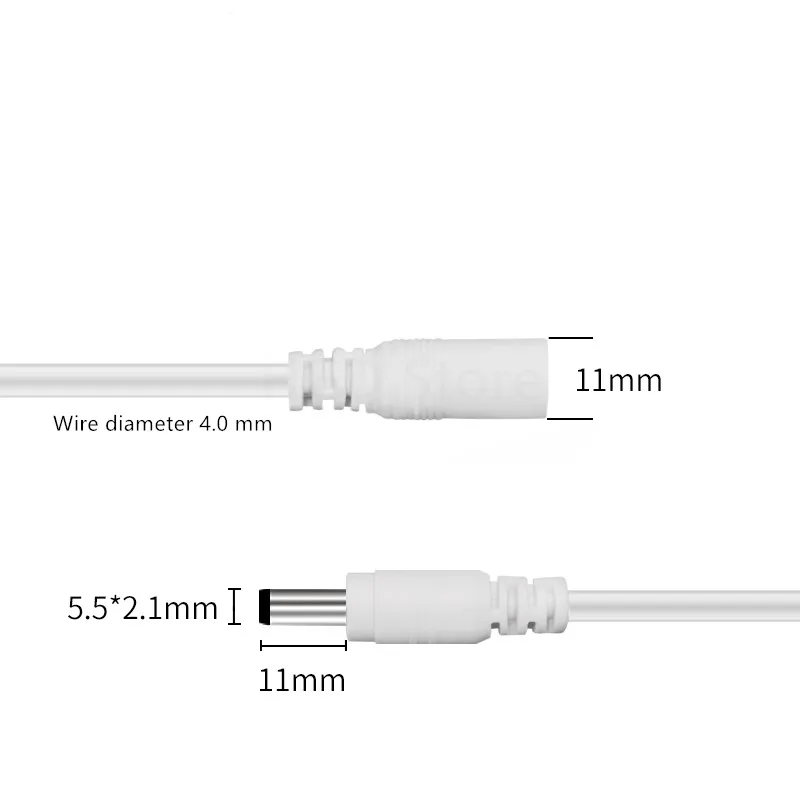 DC 12V Power Adapter Extension Cable 5.5*2.1mm Male Female Power Cord Extend Wire 1M 2M 3M 5M 10M Cable For CCTV Camera Router